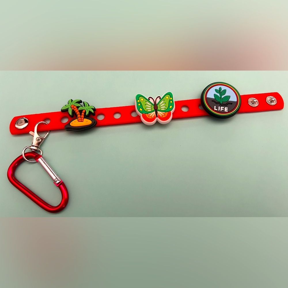 Brand New Love Nature Shoe Charm Bracelet/Key Ring
